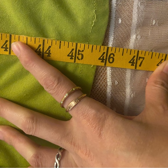 Vintage avocado green cream 3/4 sleeve midi nightgown sleepwear sleep - Picture 14 of 14